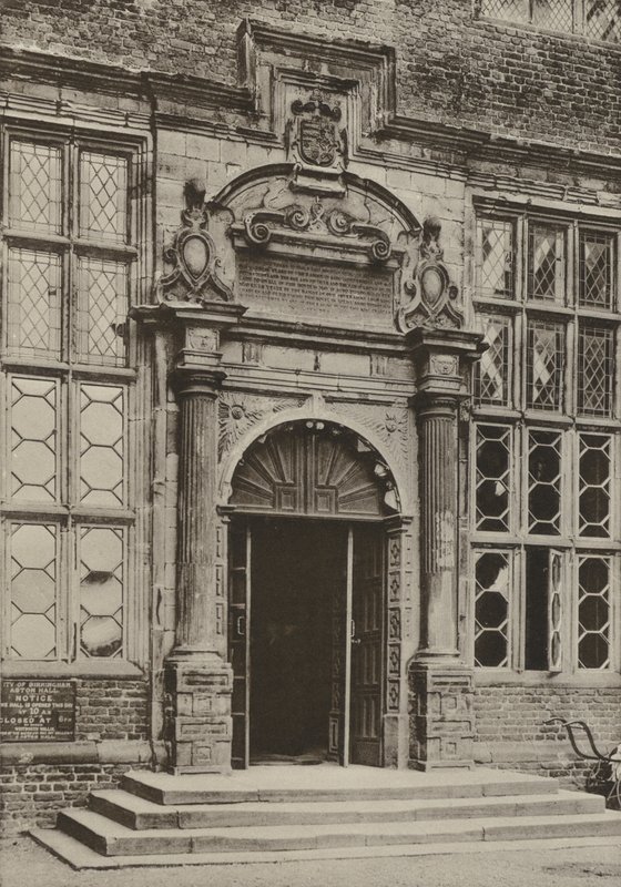 Türöffnung, Aston Hall, Warwickshire von William Galsworthy Davie