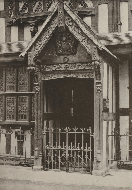 Türöffnung, Metzger-Gildehalle, Hereford von William Galsworthy Davie