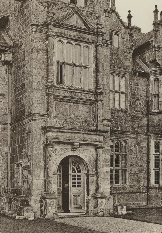 Tür, Die Süd-Tür, Wakehurst Place, Sussex von William Galsworthy Davie