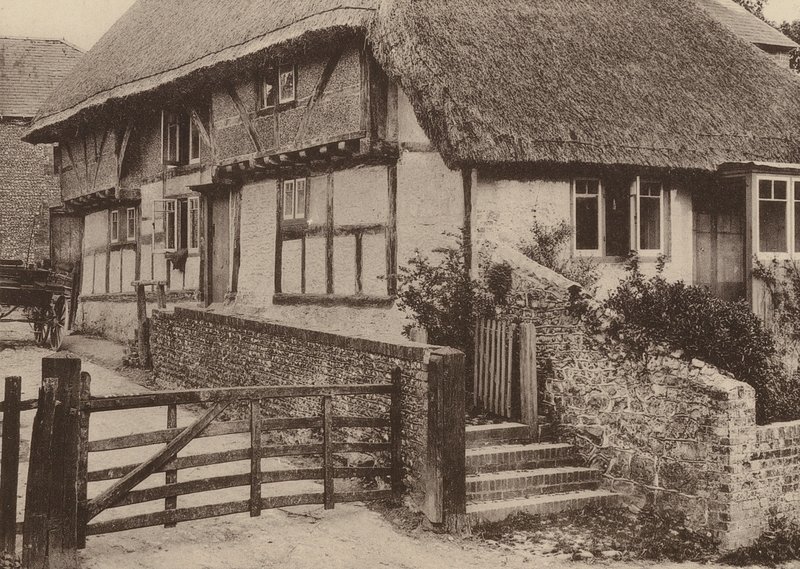 Bauernhaus, Bury, West Sussex von William Galsworthy Davie