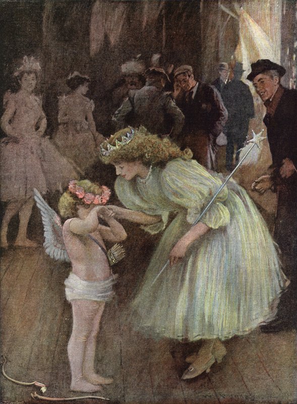 Amor in Not - eine gute Fee von William Hatherell