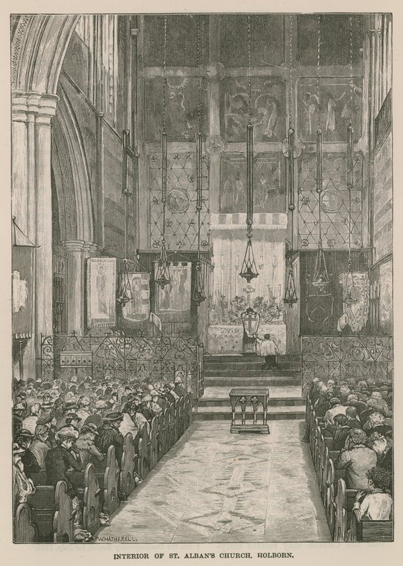 Innenraum der St Alban