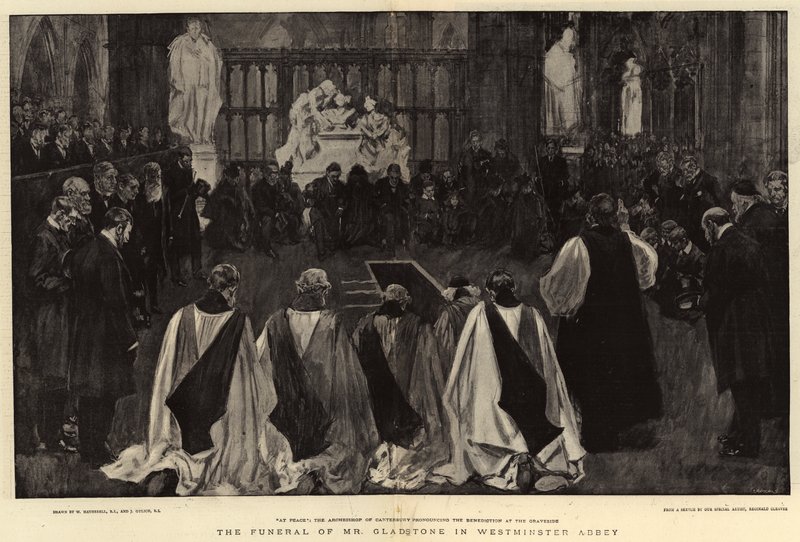 Die Beerdigung von Mr. Gladstone in der Westminster Abbey von William Hatherell
