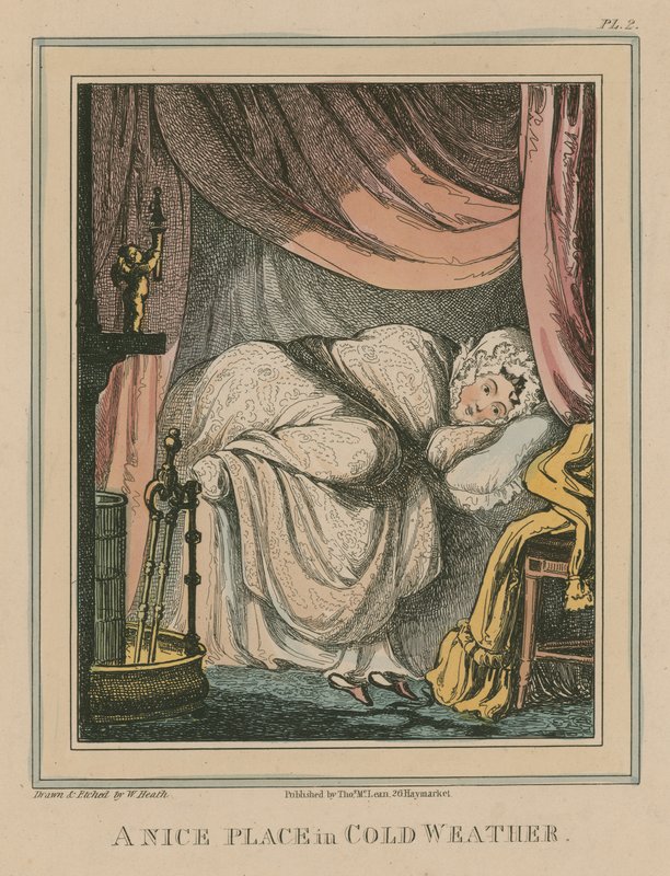 Ein schöner Ort bei kaltem Wetter von William Heath