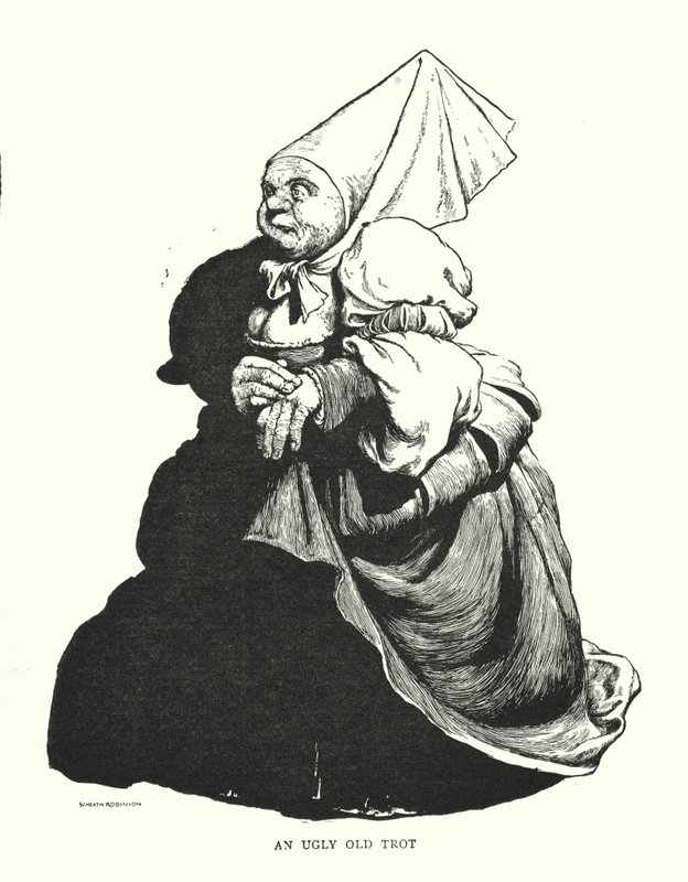 Eine hässliche alte Vettel von William Heath Robinson