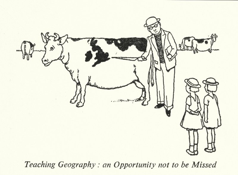 Geographieunterricht, eine Gelegenheit, die man nicht verpassen sollte von William Heath Robinson