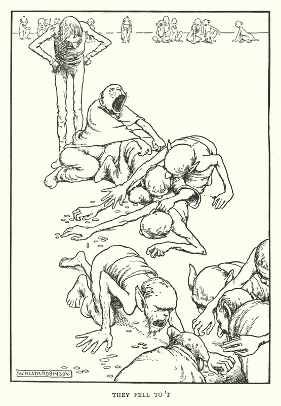 Sie fielen darauf ein von William Heath Robinson