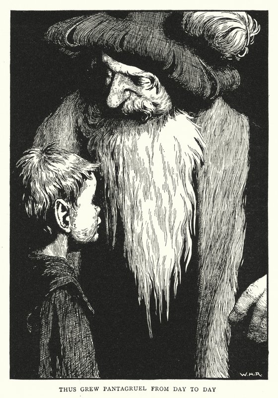 So wuchs Pantagruel von Tag zu Tag von William Heath Robinson
