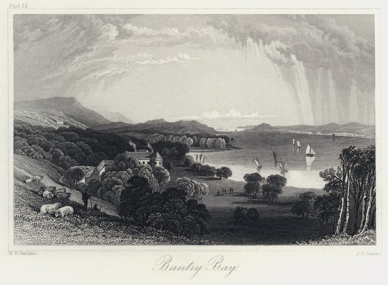 Bantry Bay (Gravur) von William Henry Bartlett
