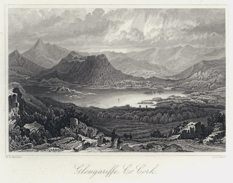 Glengariffe, Co Cork (Stich) von William Henry Bartlett