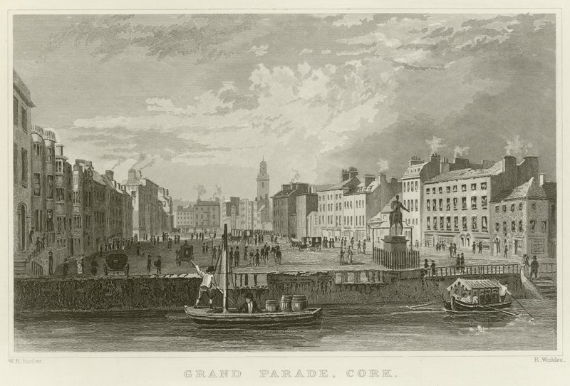 Große Parade in Cork von William Henry Bartlett