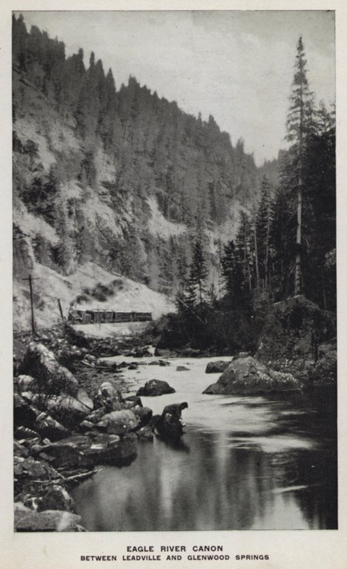 Canyons von Colorado: Eagle River Canon, zwischen Leadville und Glenwood Springs von William Henry Jackson