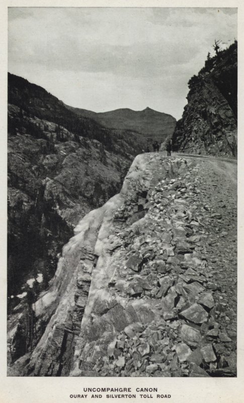 Canyons von Colorado: Uncompahgre Canon, Ouray und Silverton Mautstraße von William Henry Jackson