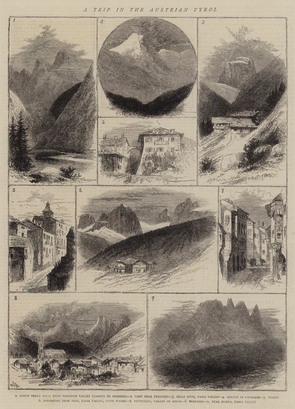 Eine Reise in Tirol, Österreich von William Henry James Boot