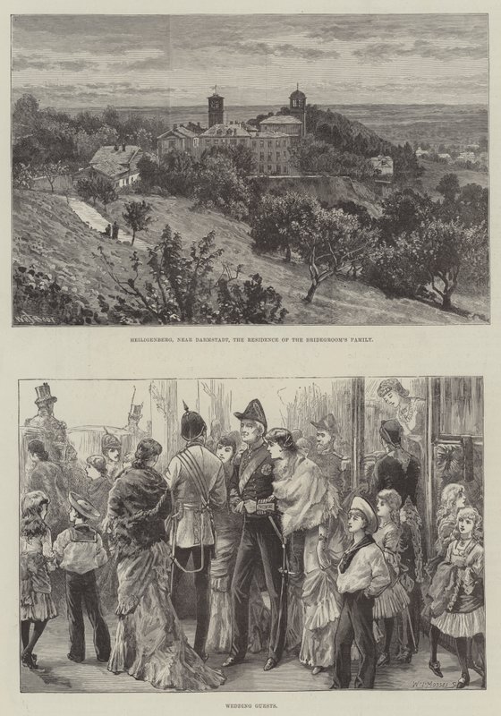 Königliche Hochzeit von Prinzessin Beatrice und Prinz Henry von Battenberg von William Henry James Boot