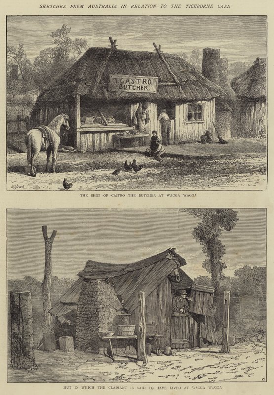 Skizzen aus Australien im Zusammenhang mit dem Tichborne-Fall von William Henry James Boot