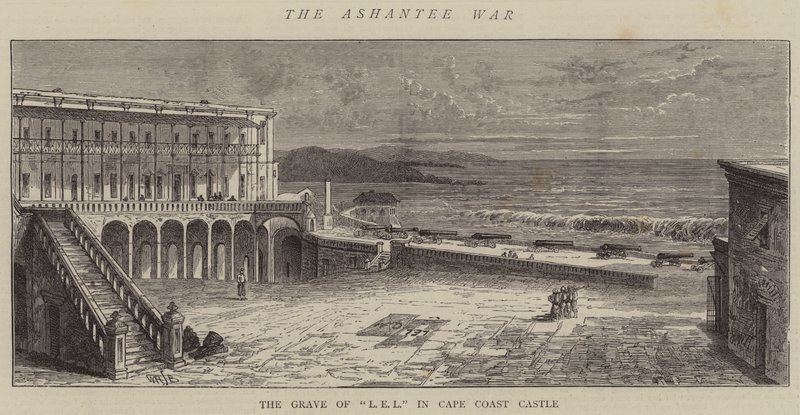 Der Ashantee-Krieg, das Grab von L E L in Cape Coast Castle von William Henry James Boot