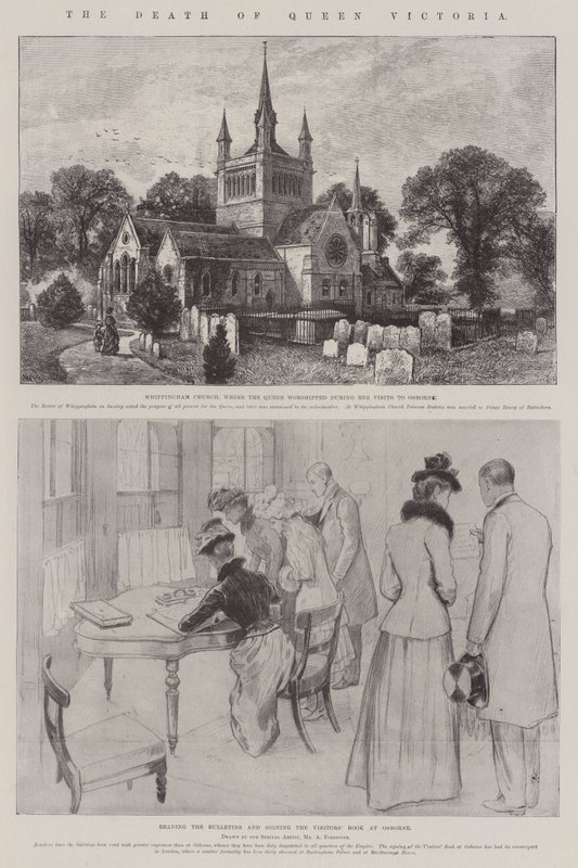 Der Tod von Königin Victoria von William Henry James Boot