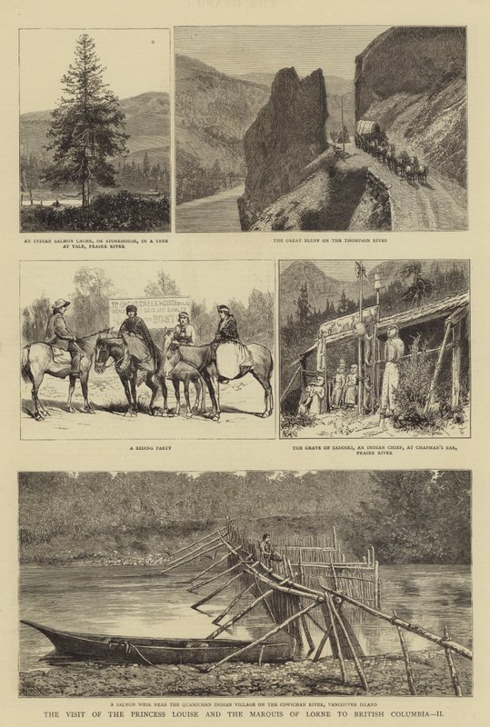 Der Besuch der Prinzessin Louise und des Marquis von Lorne in British Columbia, II von William Henry James Boot