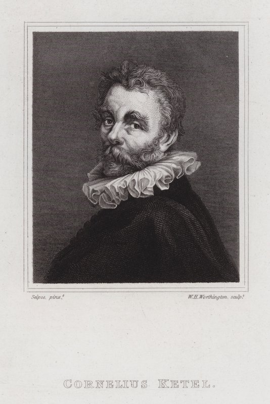 Cornelis Ketel, niederländischer Manierist von William Henry Worthington