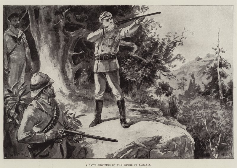 Ein Tag Schießen an der Küste von Albanien von William Heysham Overend