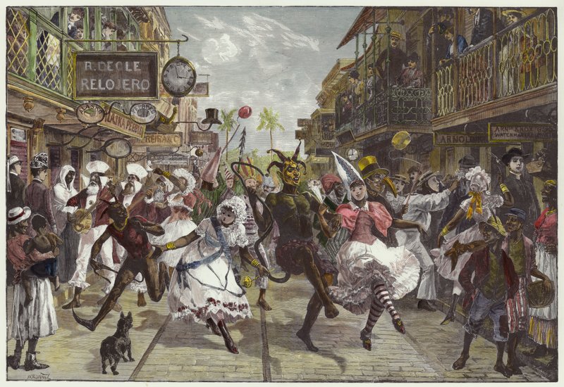 Karneval in Port of Spain, Trinidad von William Heysham Overend