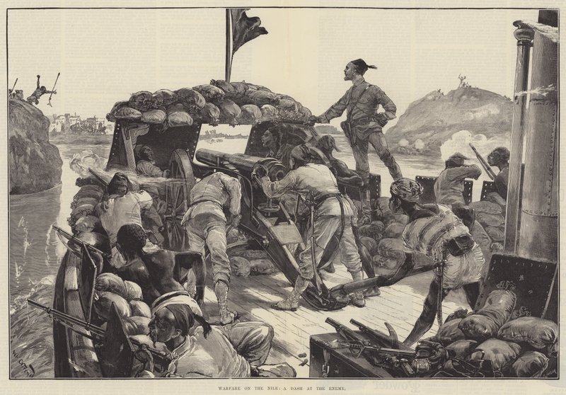 Krieg am Nil, ein Angriff auf den Feind von William Heysham Overend