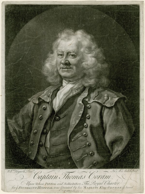 Kapitän Thomas Coram von William Hogarth