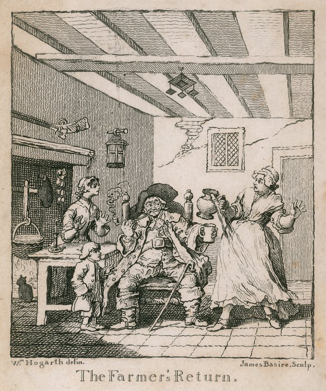 Die Rückkehr des Bauern von William Hogarth