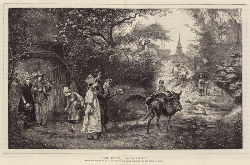 En Fete, Normandie von William John Hennessy