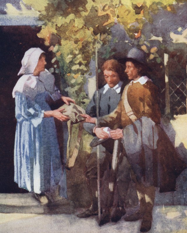 Illustration für The Compleat Angler von Izaak Walton (Farblithografie) von William Lee Hankey