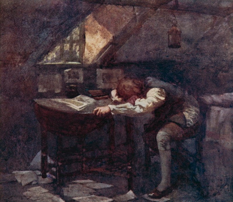 Illustration für Das verlassene Dorf von Oliver Goldsmith von William Lee Hankey
