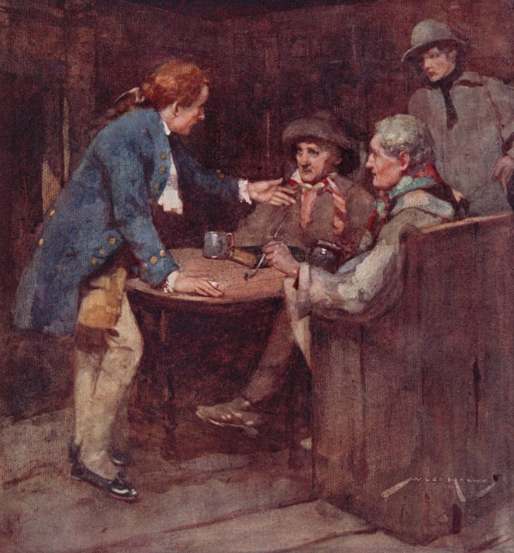 Illustration für Das verlassene Dorf von Oliver Goldsmith von William Lee Hankey