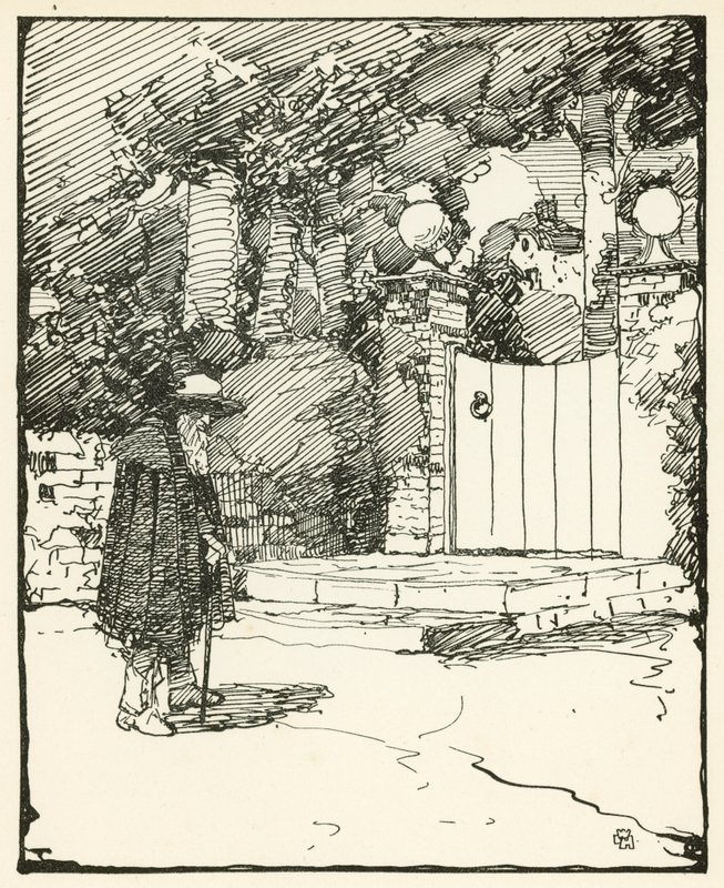 Illustration für The Deserted Village von Oliver Goldsmith von William Lee Hankey