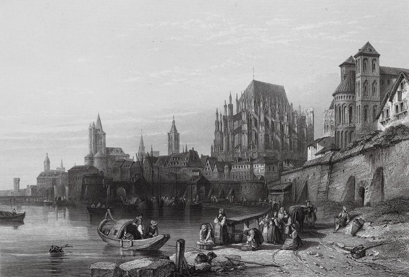 Die Stadt Köln am Rhein von William Leighton (after) Leitch