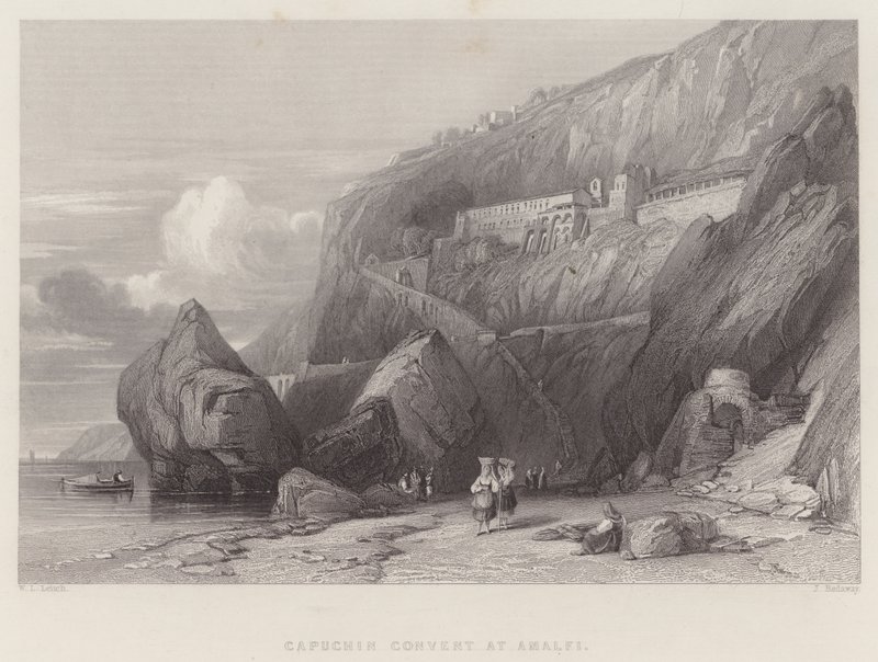 Kapuzinerkloster in Amalfi von William Leighton Leitch