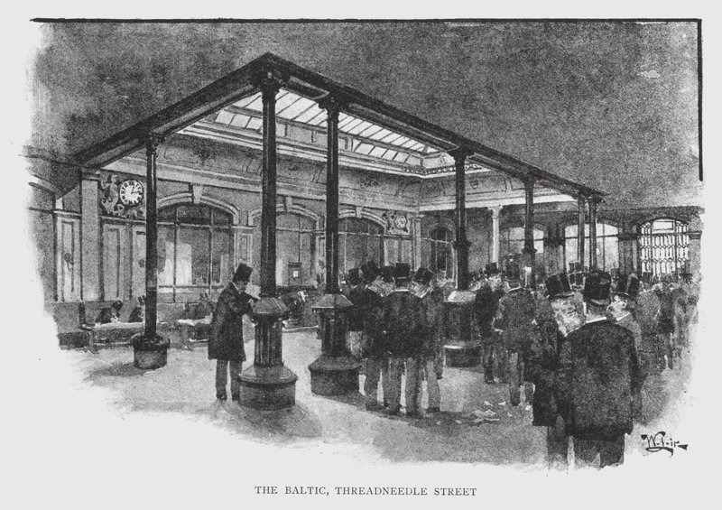 Das Baltikum, Threadneedle Street von William Luker