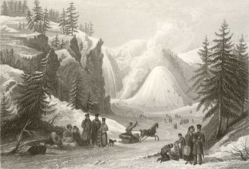 Montmorency Wasserfall und Kegel, nahe Quebec von William Purser