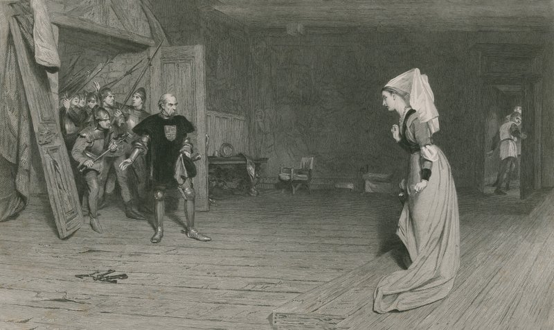 Talbot und die Gräfin von Auvergne, König Heinrich VI., Erster Teil von William Quiller Orchardson