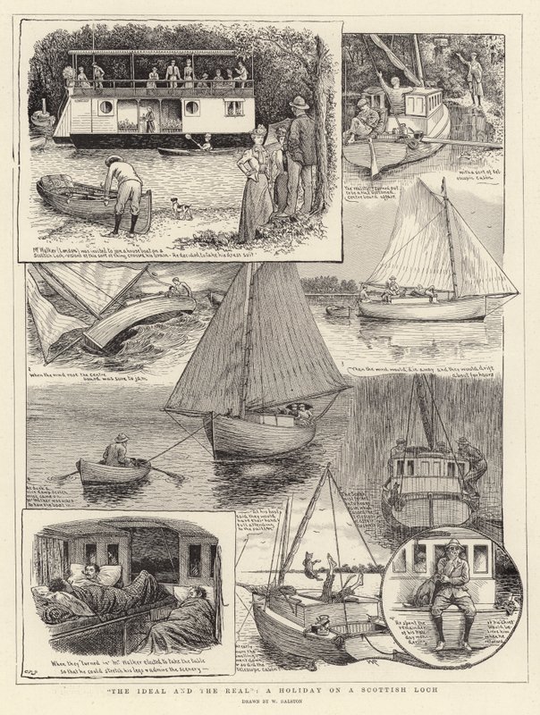 Das Ideal und das Reale, Ein Urlaub an einem schottischen Loch von William Ralston