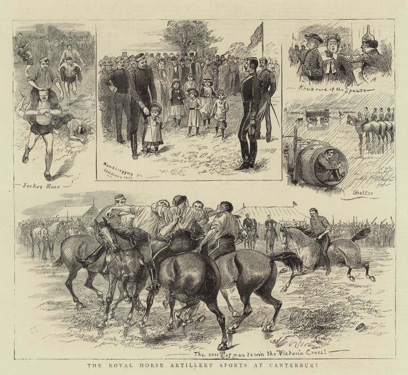 Die Sportveranstaltungen der Royal Horse Artillery in Canterbury von William Ralston