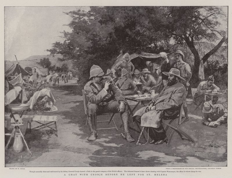 Ein Gespräch mit Cronje, bevor er nach St. Helena abreiste von William Small
