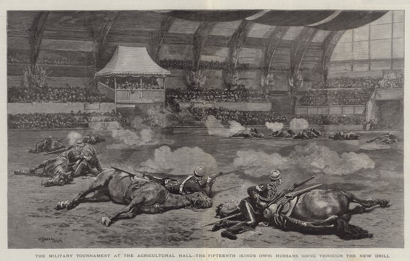 Das Militärturnier in der Landwirtschaftshalle, die Fünfzehnten (King