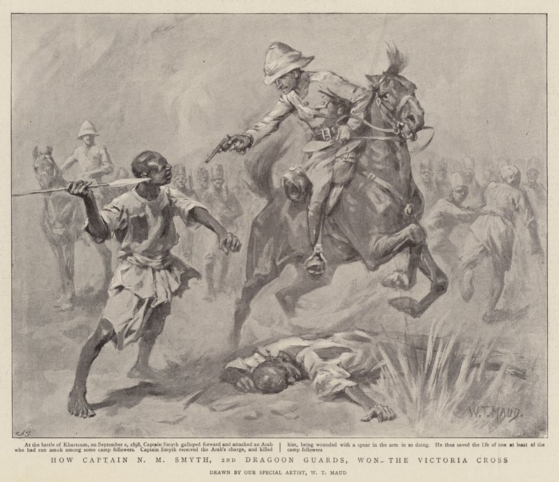 Wie Captain N M Smyth, 2. Dragonerwache, das Victoria-Kreuz gewann von William T. Maud