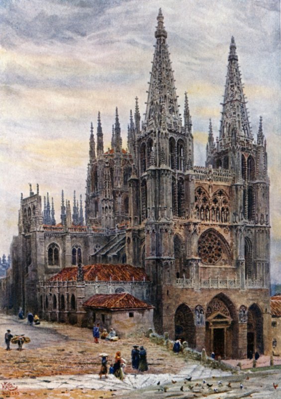 Burgos, die Kathedrale von William Wiehe Collins