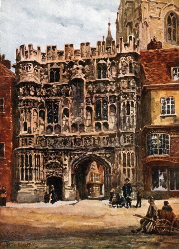 Canterbury, Christchurch-Tor von William Wiehe Collins