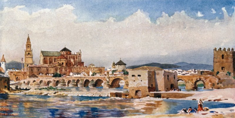 Cordoba, die Brücke von William Wiehe Collins