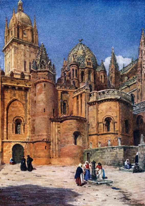 Salamanca, die alte Kathedrale von William Wiehe Collins