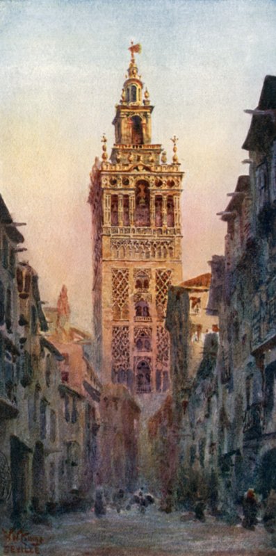 Sevilla, der Giralda-Turm von William Wiehe Collins