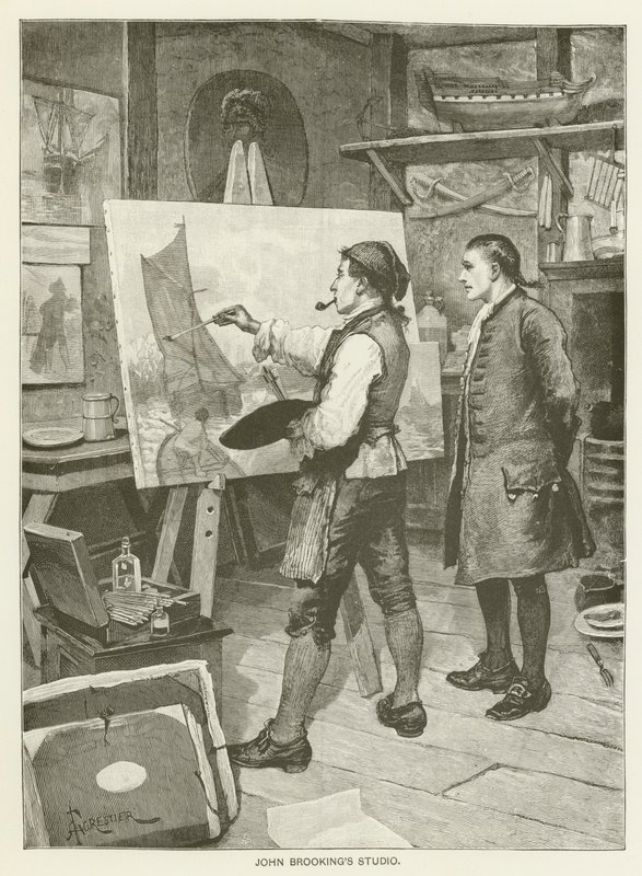John Brookings Studio von after Amedee Forestier